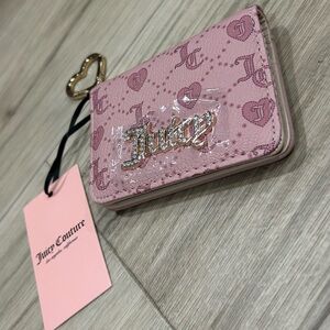NWT Juicy Couture Pink Heart Wallet